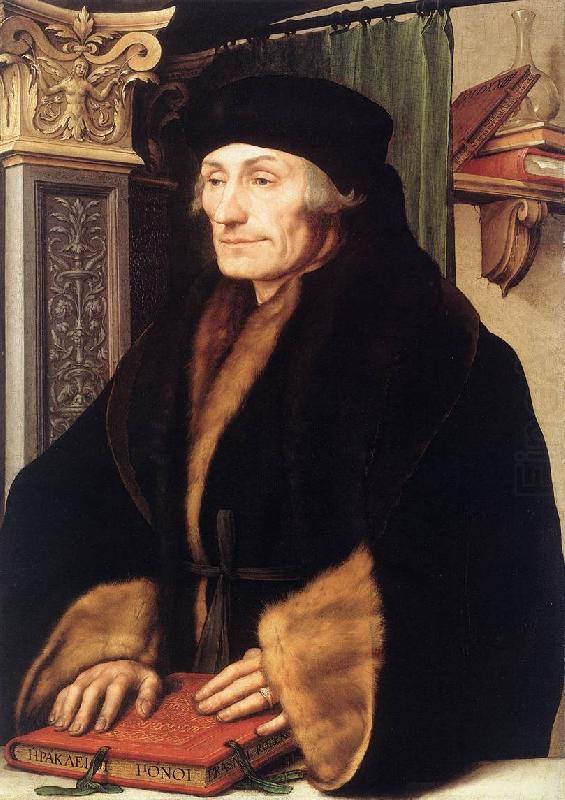 HOLBEIN, Hans the Younger Portrait of Erasmus of Rotterdam sg china oil painting image